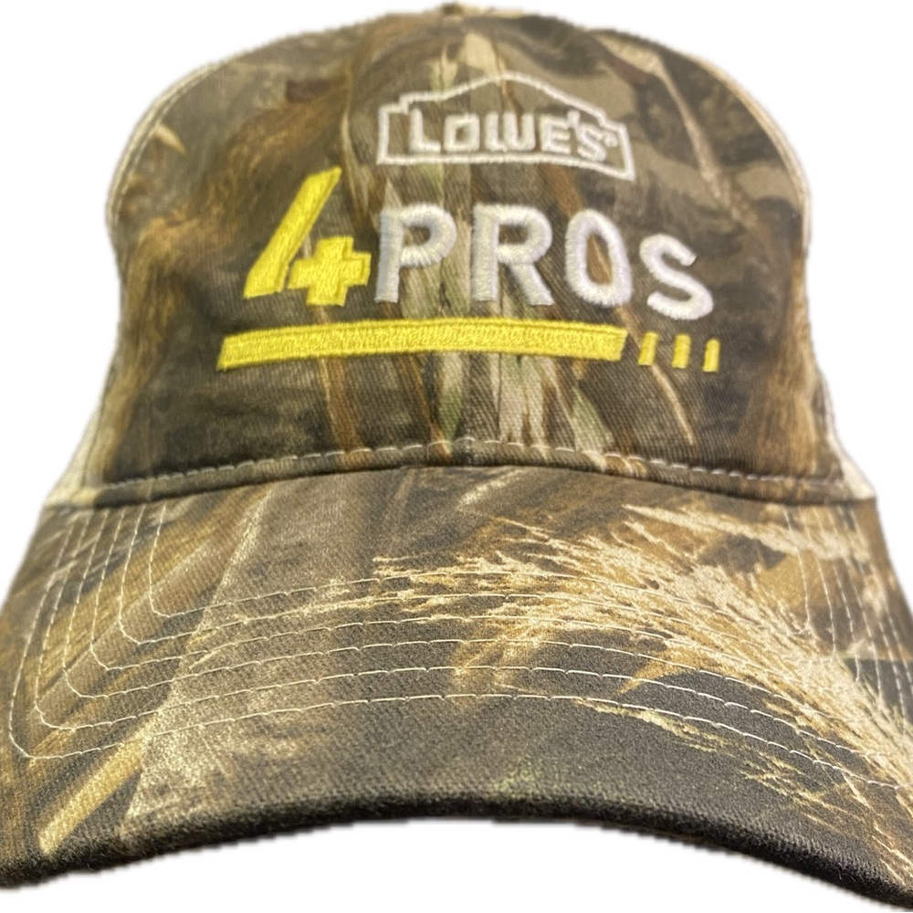 Lowe’s 4 Pros Adjustable SnapBack Mesh-Back Camoflage Hat